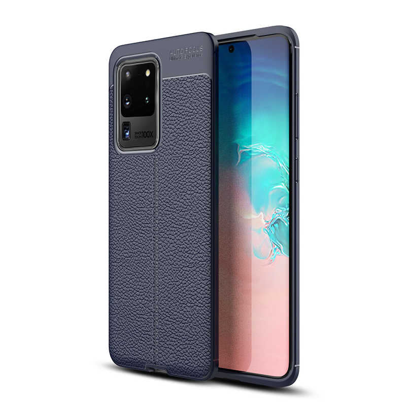 Galaxy S20 Ultra Kılıf Zore Niss Silikon Kılıf - Lacivert