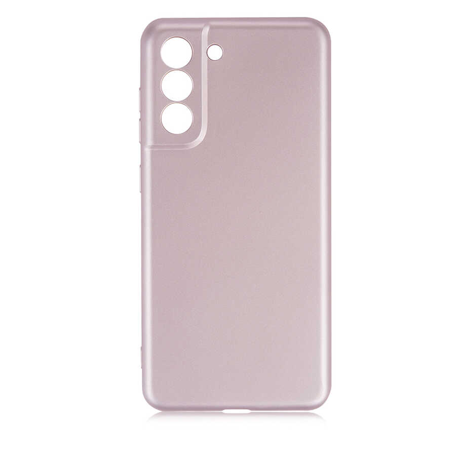 Galaxy S21 FE Kılıf Zore Premier Silikon Kılıf - Rose Gold