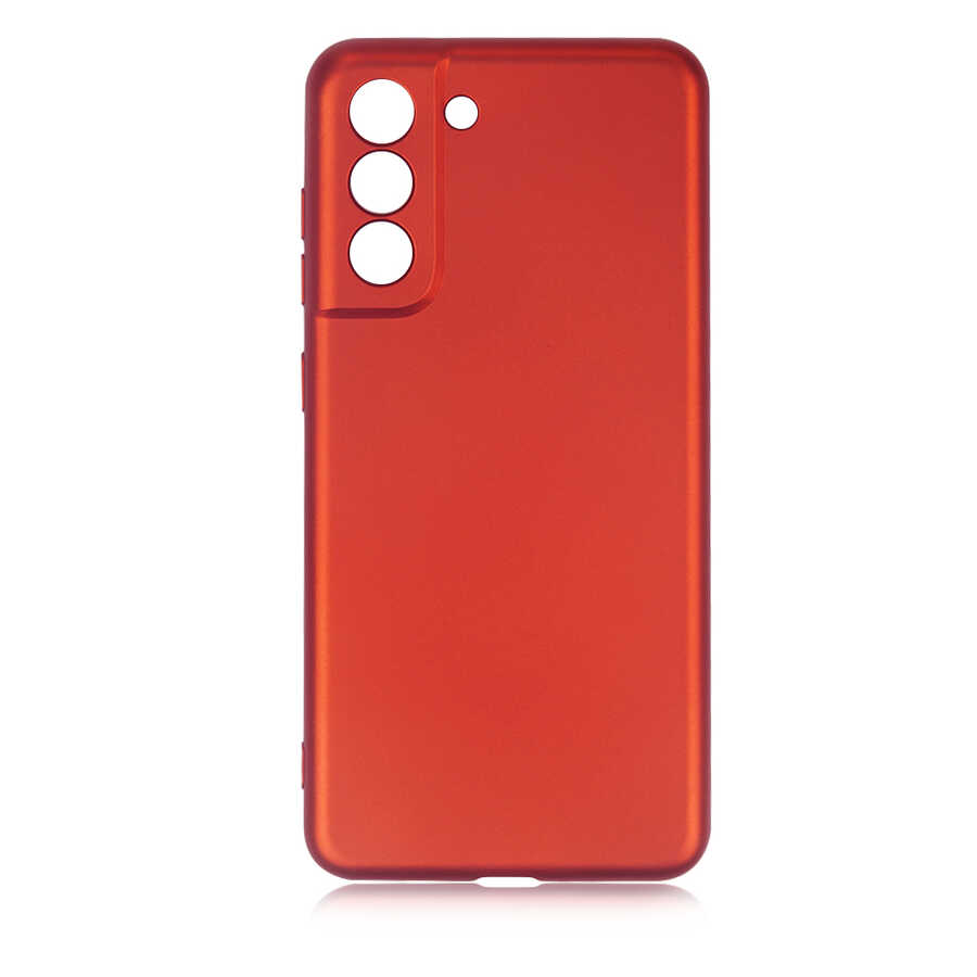 Galaxy S21 FE Kılıf Zore Premier Silikon Kılıf - Kırmızı