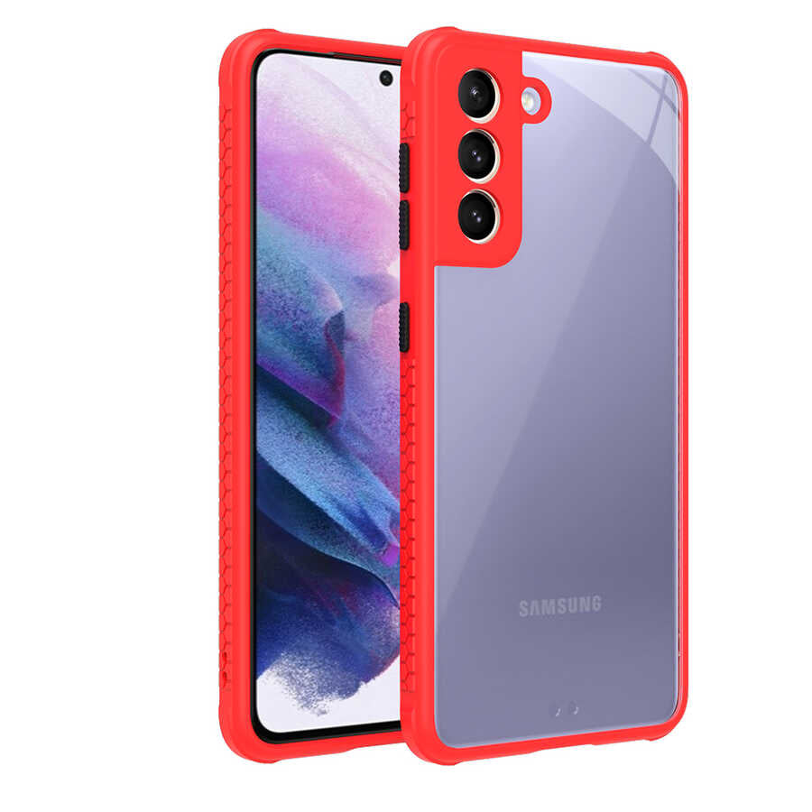 Galaxy S21 Kılıf Zore Kaff Kılıf - Kırmızı