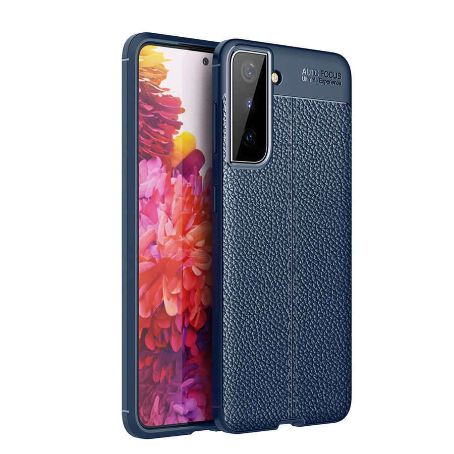 Galaxy S21 Kılıf Zore Niss Silikon Kılıf - Lacivert