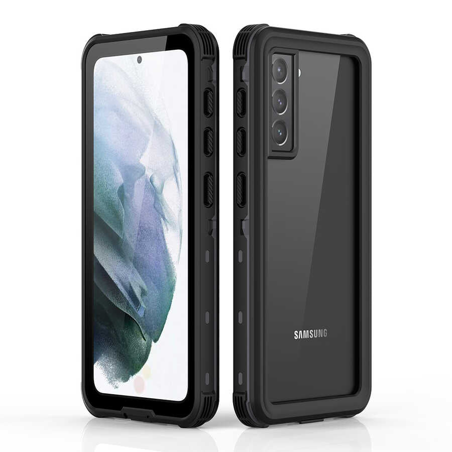 Galaxy S21 Plus Kılıf 1-1 Su Geçirmez Kılıf - Siyah