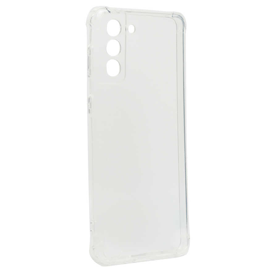 Galaxy S21 Plus Kılıf Zore Kamera Korumalı Nitro Anti Shock Silikon - Renksiz