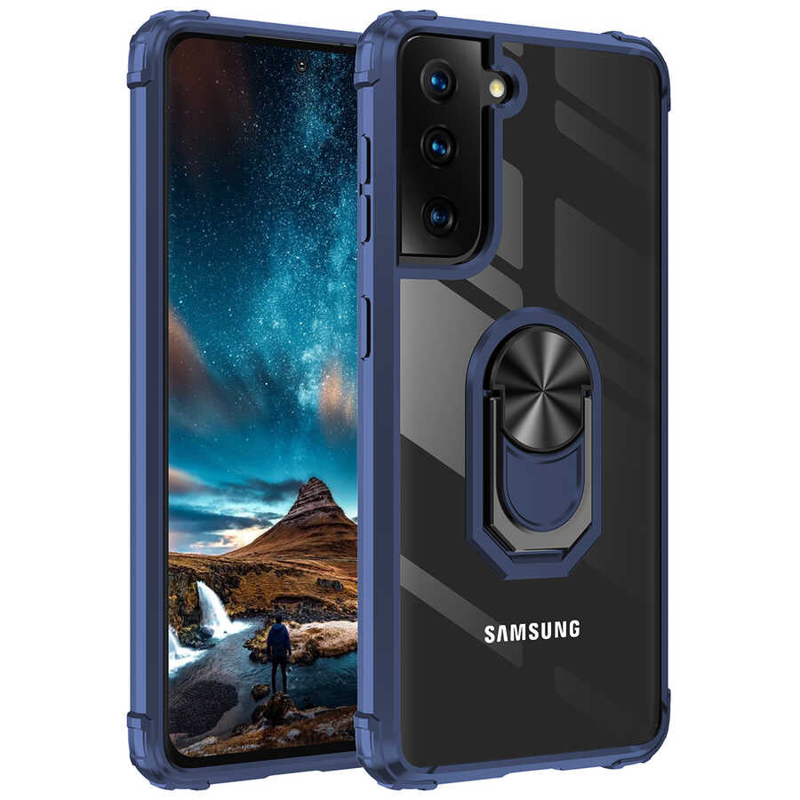 Galaxy S21 Plus Kılıf Zore Mola Kılıf - Lacivert