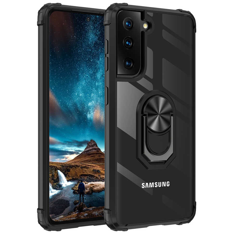 Galaxy S21 Plus Kılıf Zore Mola Kılıf - Siyah