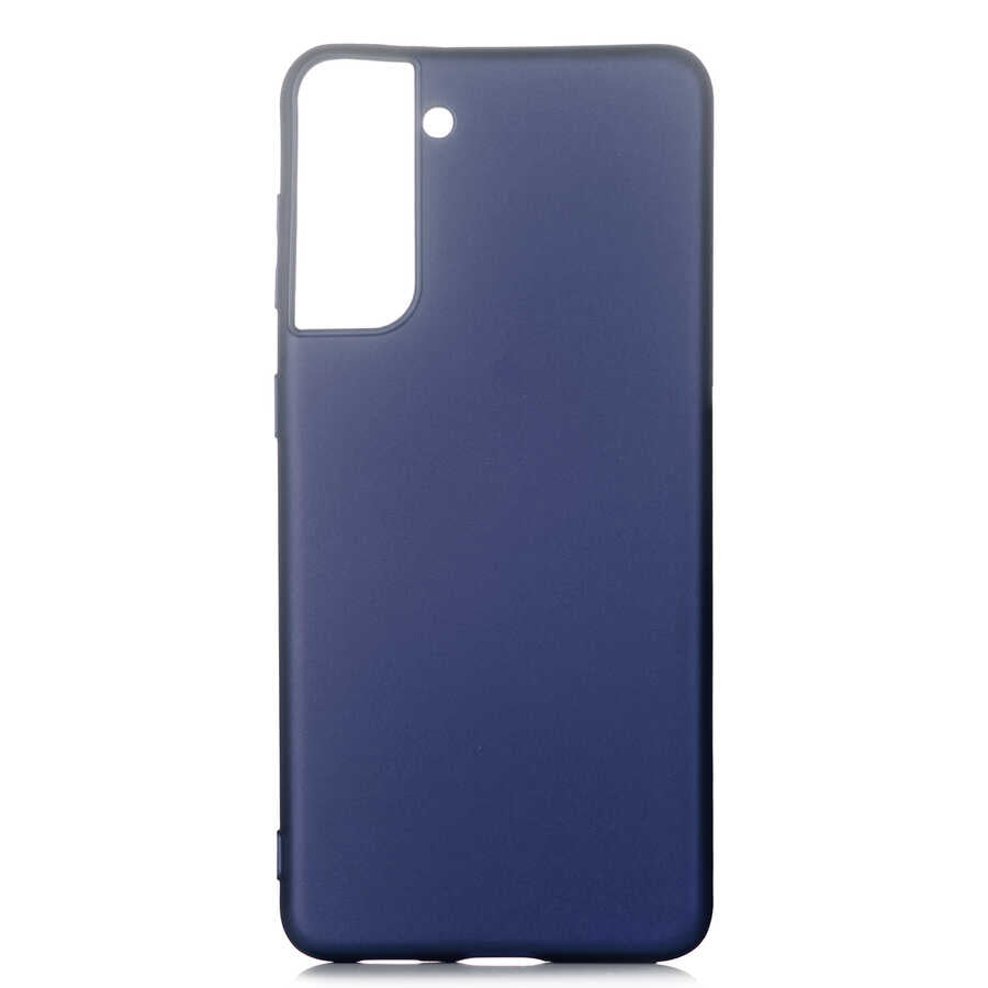 Galaxy S21 Plus Kılıf Zore Premier Silikon Kılıf - Lacivert