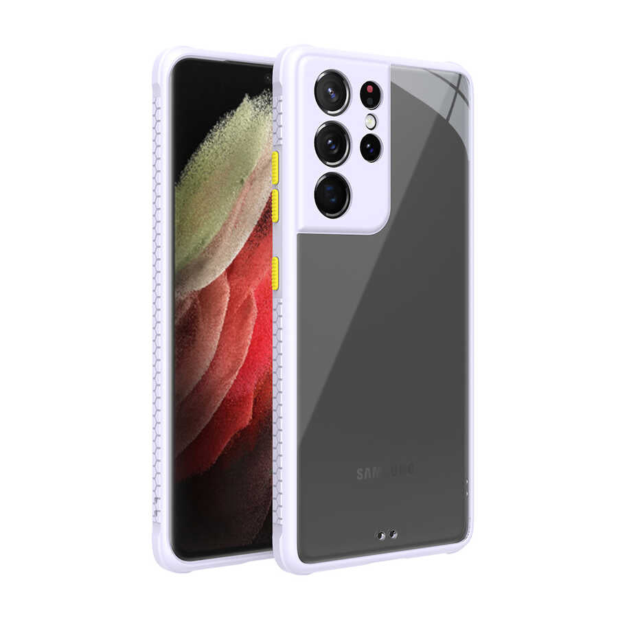 Galaxy S21 Ultra Kılıf Zore Kaff Kılıf - Mor