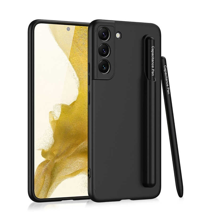 Galaxy S22 Kılıf Zore Kalemli Ays Kılıf - Siyah