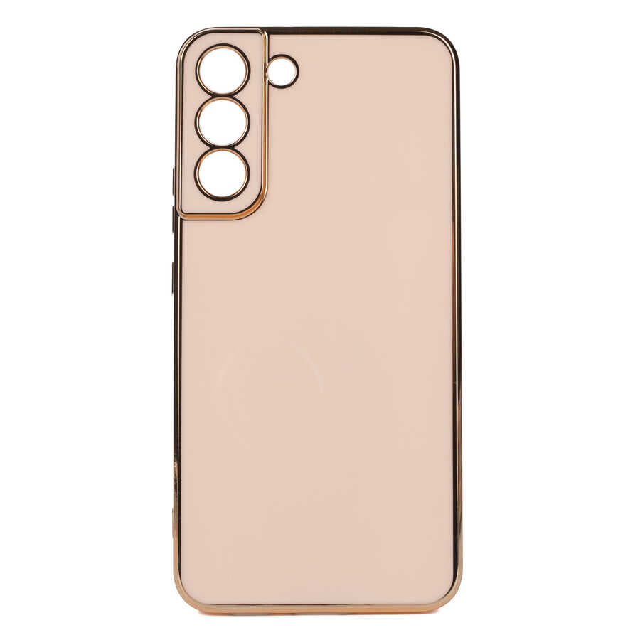 Galaxy S22 Plus Kılıf Zore Bark Kılıf - Rose Gold
