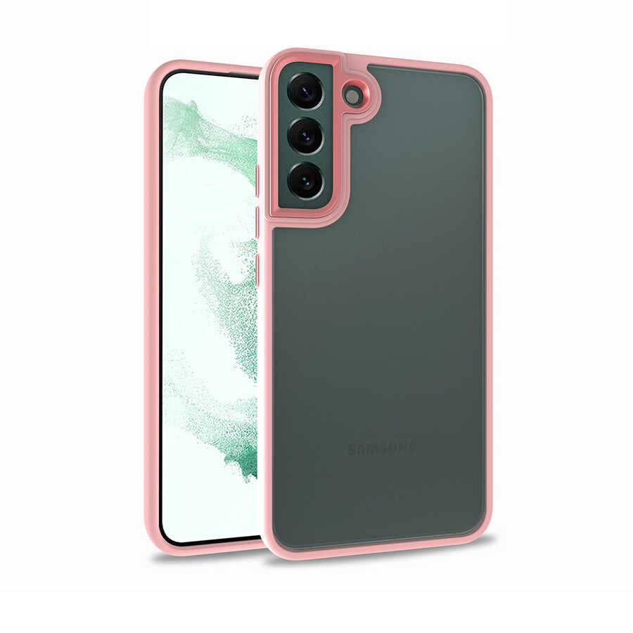 Galaxy S22 Plus Kılıf Zore Flora Kılıf - Rose Gold