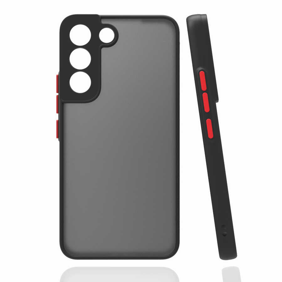 Galaxy S22 Plus Kılıf Zore Hux Kılıf - Siyah