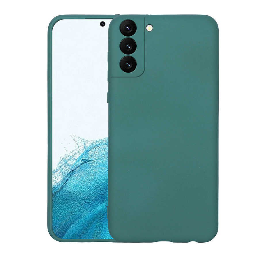 Galaxy S22 Plus Kılıf Zore Mara Lansman Kılıf - Koyu Yeşil