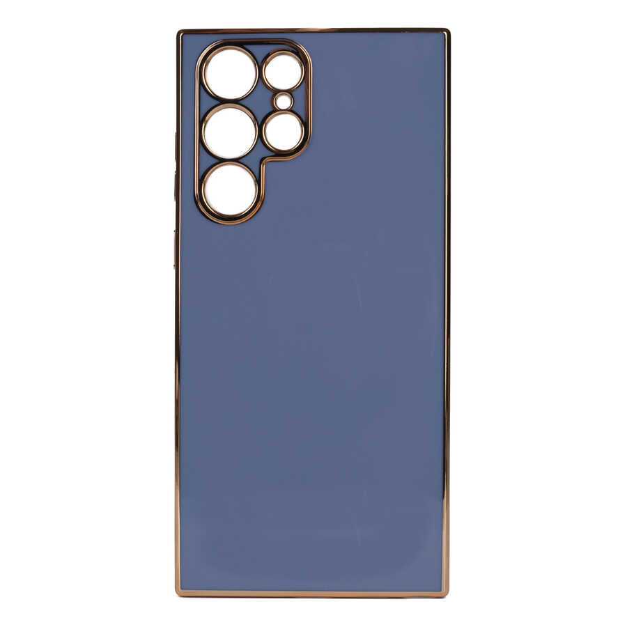 Galaxy S22 Ultra Kılıf Zore Bark Kılıf - Mavi Açık