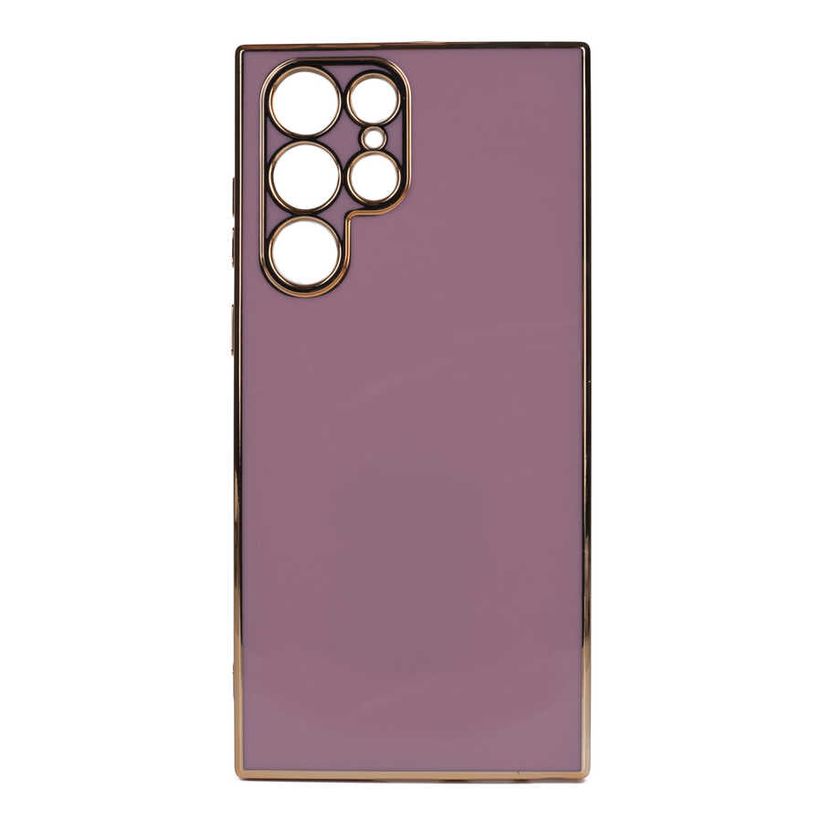 Galaxy S22 Ultra Kılıf Zore Bark Kılıf - Mor