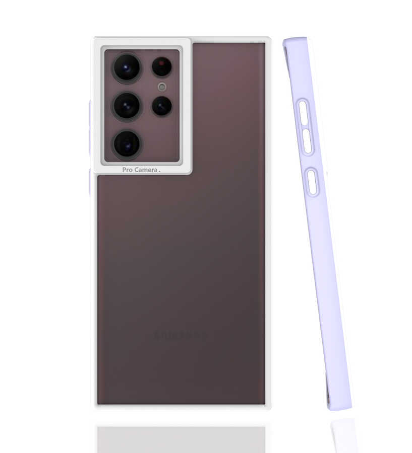 Galaxy S22 Ultra Kılıf Zore Mima Kılıf - Lila