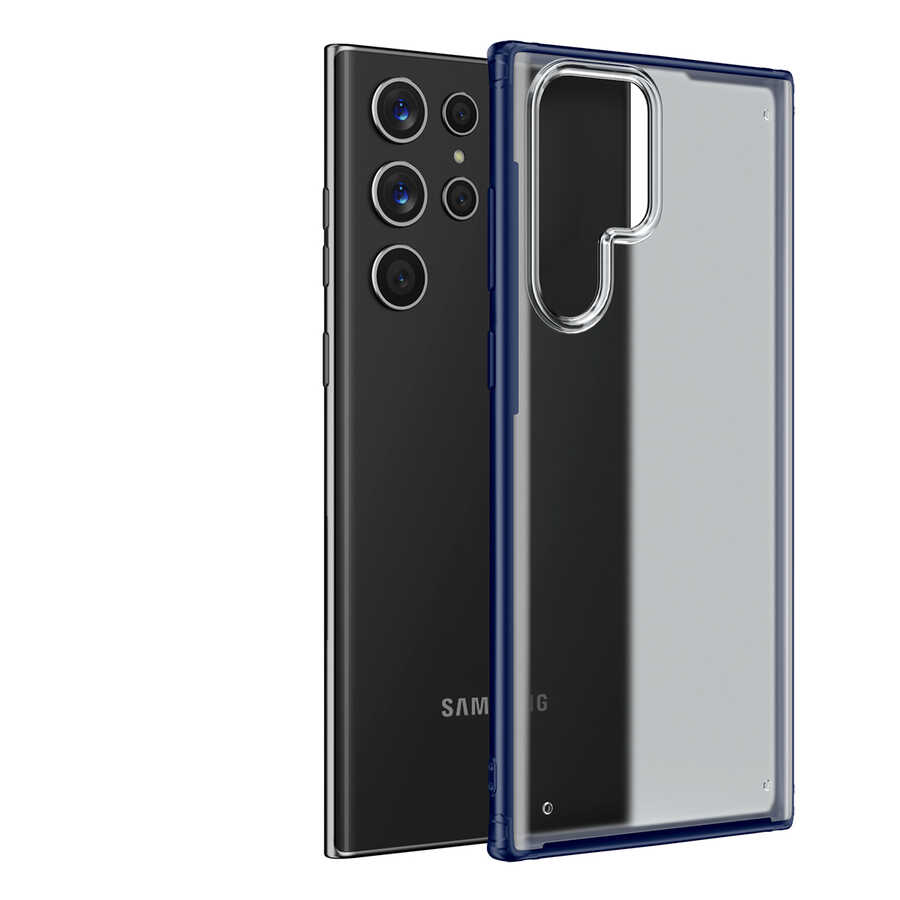 Galaxy S22 Ultra Kılıf Zore Volks Kılıf - Lacivert