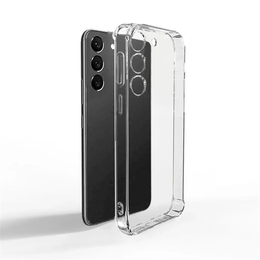 Galaxy S23 Kılıf Zore 2mm Anti Shock Silikon - Renksiz