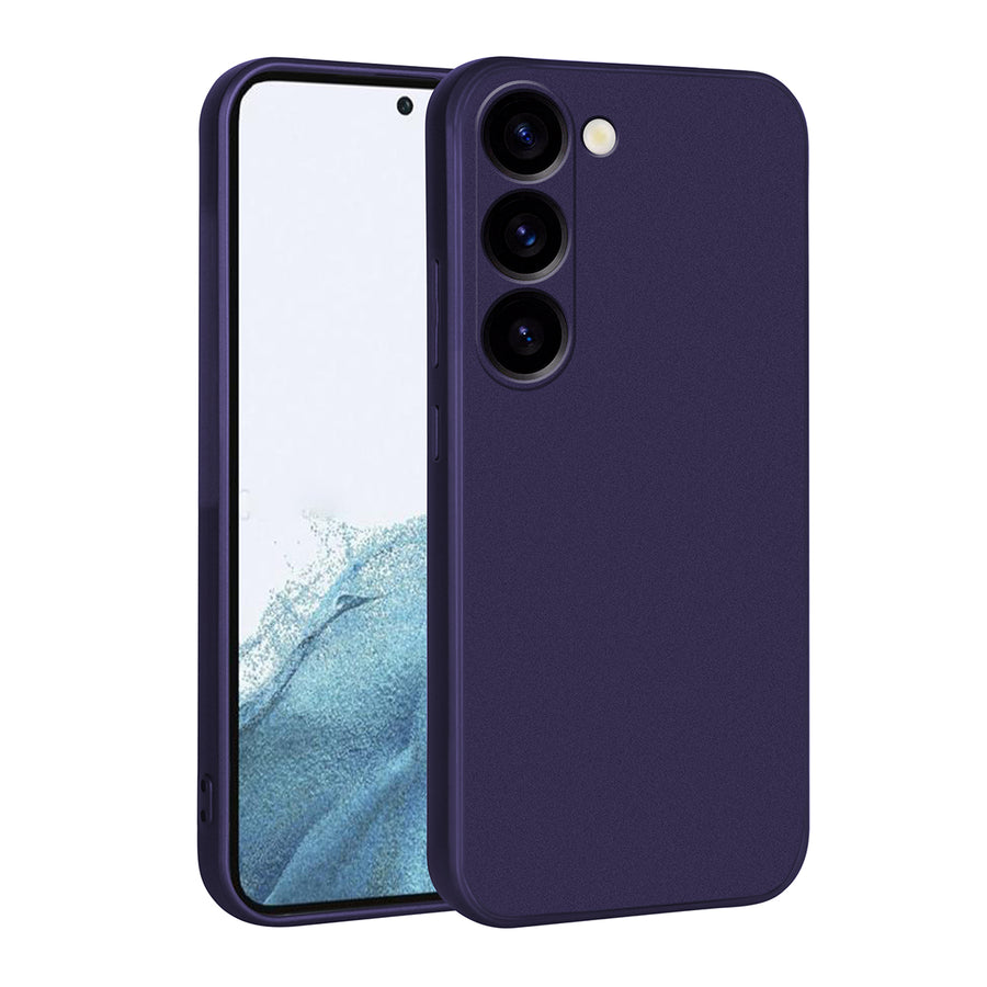 Galaxy S23 Kılıf Zore Premier Silikon Kılıf - Lacivert