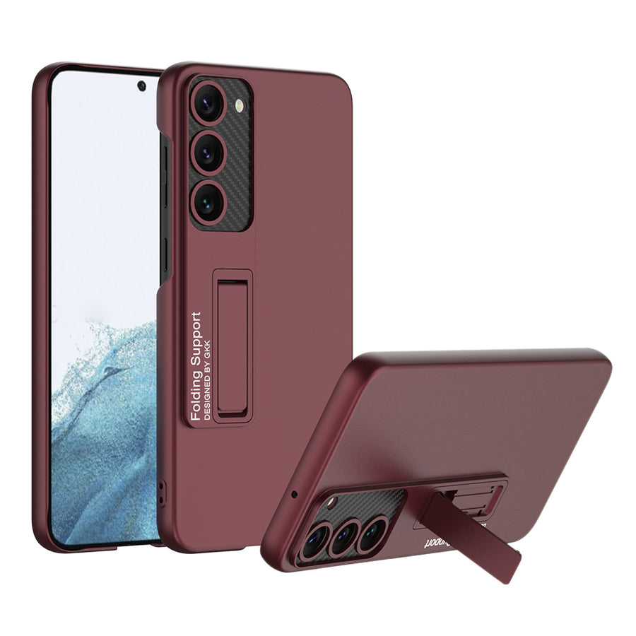 Galaxy S23 Kılıf Zore Standlı Ays Kılıf - Kırmızı