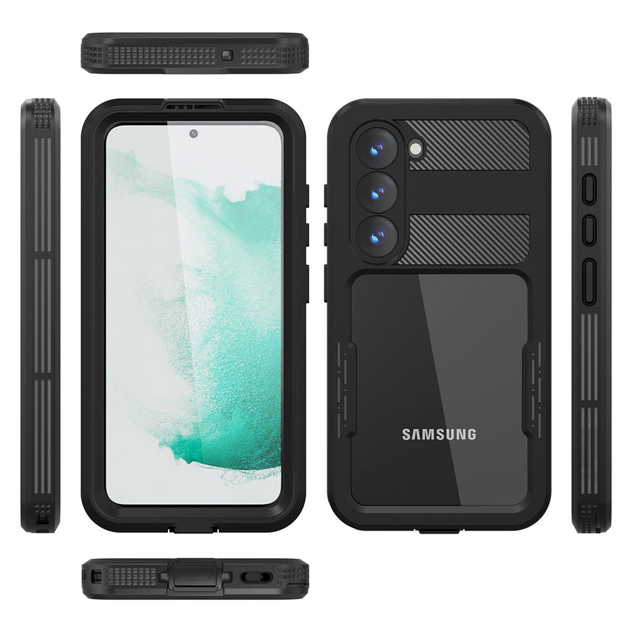 Galaxy S23 Plus Kılıf 1-1 Su Geçirmez Kılıf - Siyah