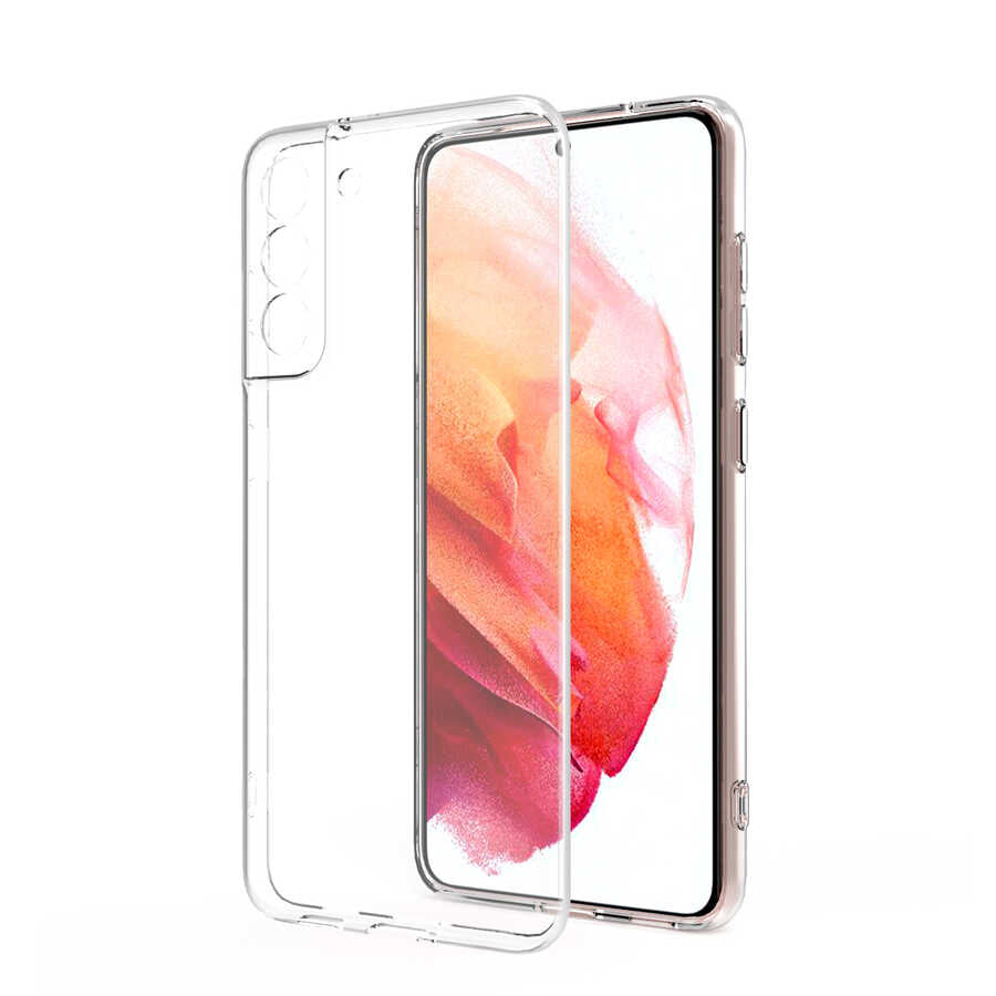 Galaxy S23 Plus Kılıf Zore Kamera Korumalı Süper Silikon Kılıf - Renksiz