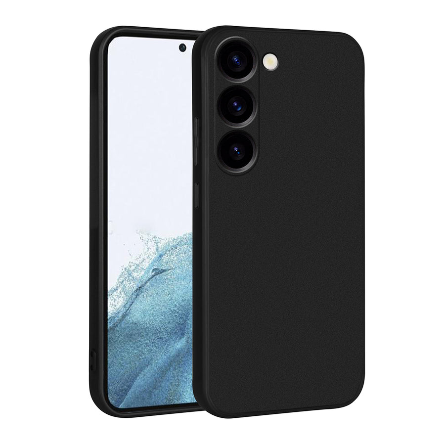 Galaxy S23 Plus Kılıf Zore Premier Silikon Kılıf - Siyah