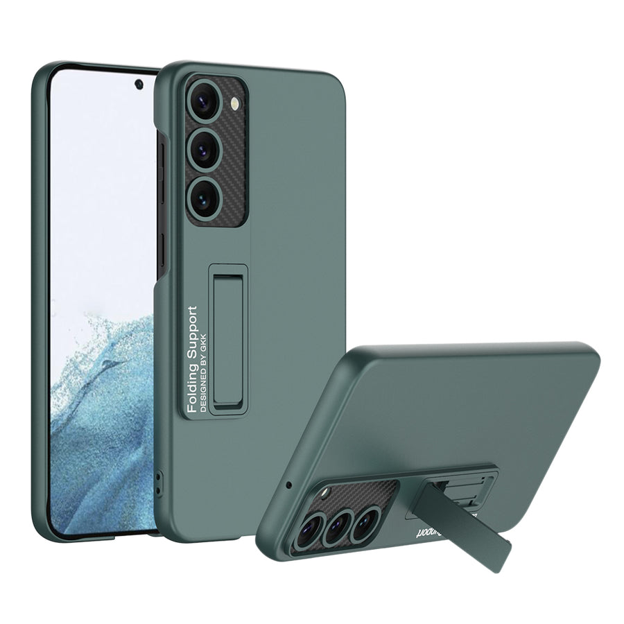 Galaxy S23 Plus Kılıf Zore Standlı Ays Kılıf - Gümüş