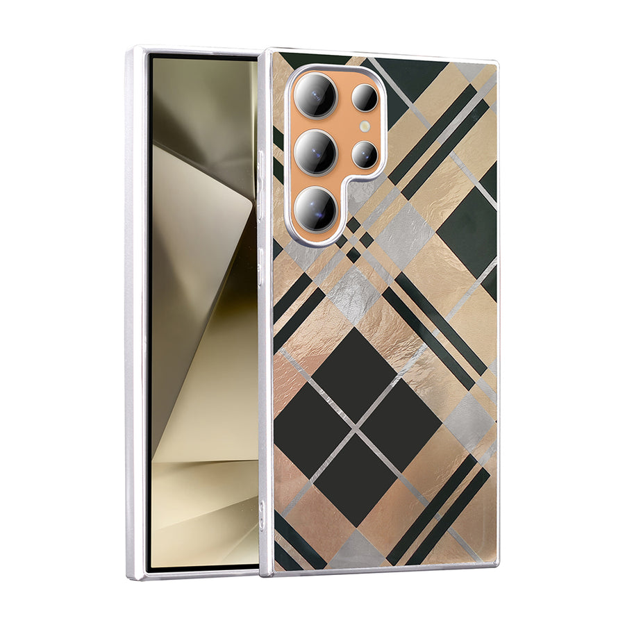 Galaxy S23 Ultra Kılıf Desenli Zore Mep Kılıf - Geometrik