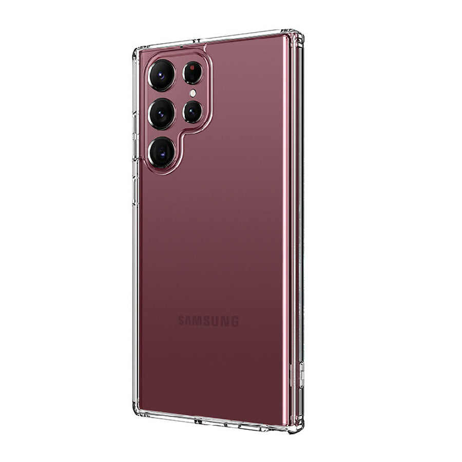 Galaxy S23 Ultra Kılıf Zore 2mm Anti Shock Silikon - Renksiz