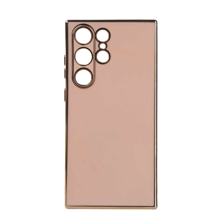 Galaxy S23 Ultra Kılıf Zore Bark Kılıf - Rose Gold