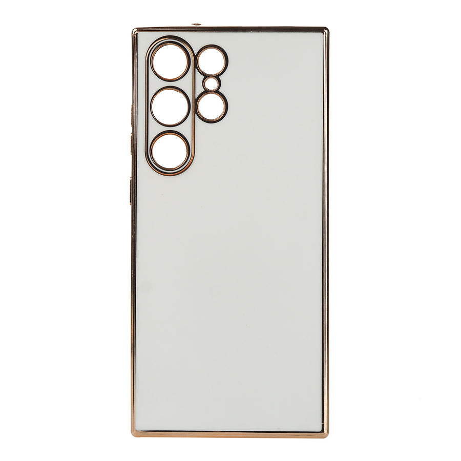 Galaxy S23 Ultra Kılıf Zore Bark Kılıf - Beyaz