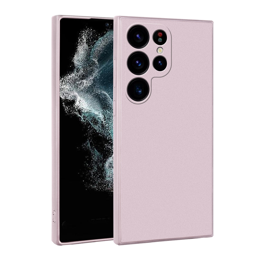 Galaxy S23 Ultra Kılıf Zore Premier Silikon Kılıf - Rose Gold