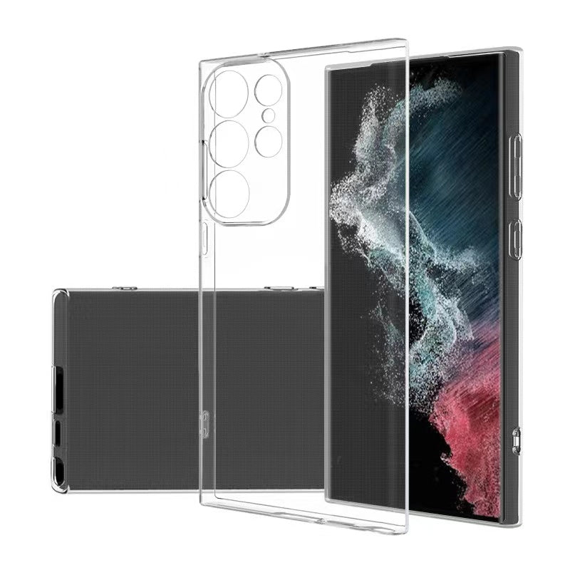 Galaxy S23 Ultra Kılıf Zore Süper Silikon Kılıf - Renksiz