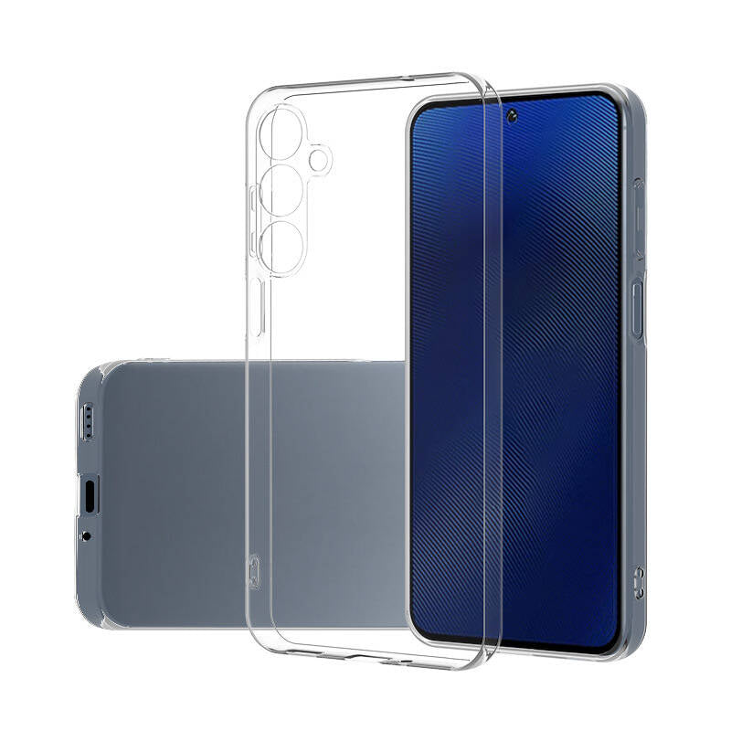 Galaxy S24 FE Kılıf Zore Süper Silikon Kılıf - Şeffaf
