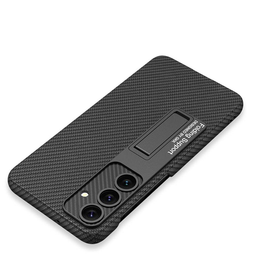 Galaxy S24 Kılıf Zore Kıpta Standlı Kılıf - Siyah