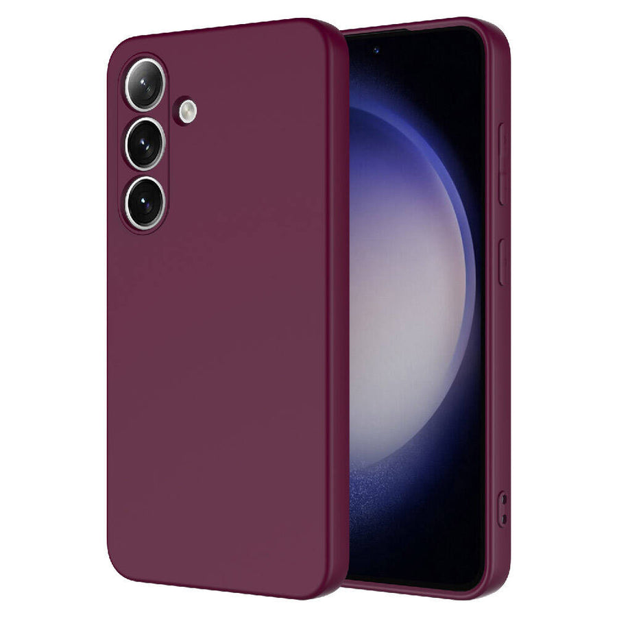 Galaxy S24 Kılıf Zore Mara Lansman Kılıf - Koyu Mor