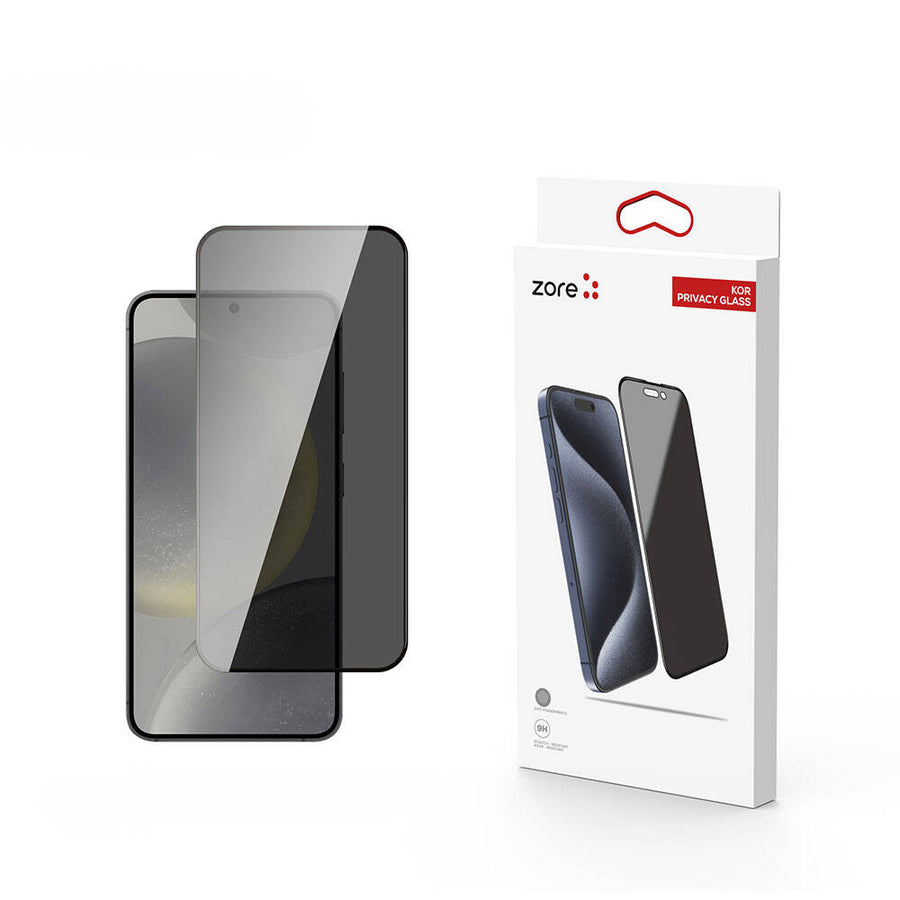 Galaxy S24 Zore Kor Privacy Cam Ekran Koruyucu - Siyah