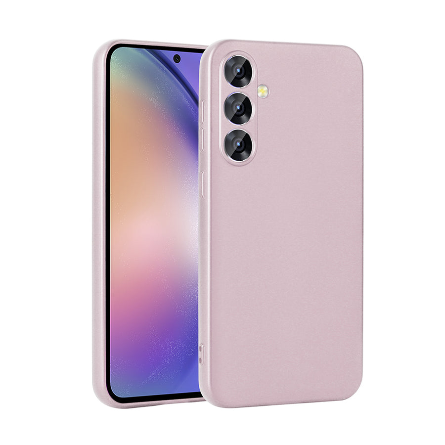 Galaxy S25 FE Kılıf Zore Premier Silikon Kılıf - Rose Gold