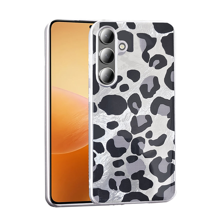 Galaxy S25 Plus Kılıf Desenli Zore Mep Kılıf - Gri Leopar