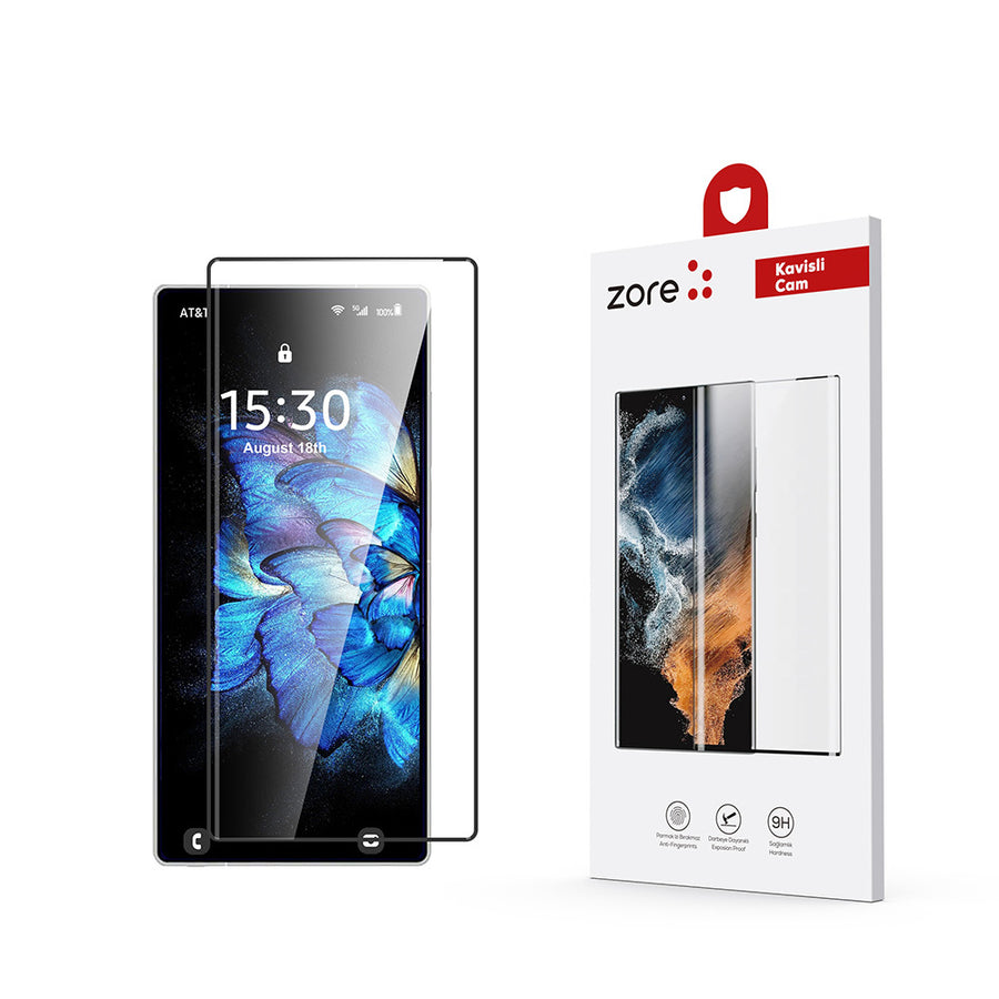 Galaxy S25 Ultra Zore Etnaa Cam Ekran Koruyucu - Siyah