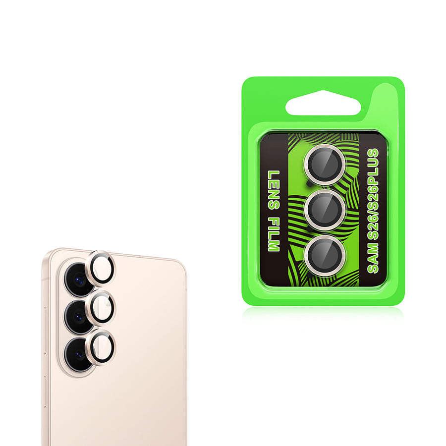 Galaxy S26 Plus Zore CL-07 Kamera Lens Koruyucu - Pembe-Gold