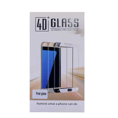 Galaxy S7 Zore 4D First Glass Cam Ekran Koruyucu - Gold