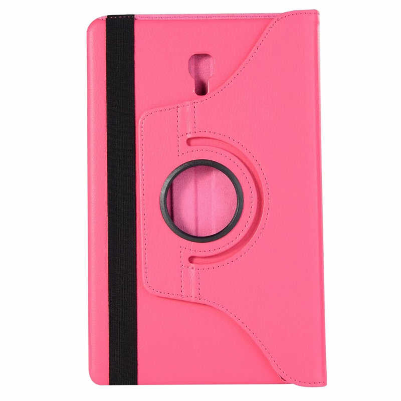 Galaxy Tab A T590 Zore Dönebilen Standlı Kılıf - Pembe Koyu