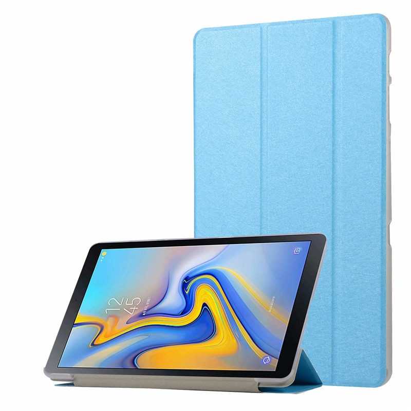 Galaxy Tab A T590 Zore Smart Cover Standlı 1-1 Kılıf - Mavi