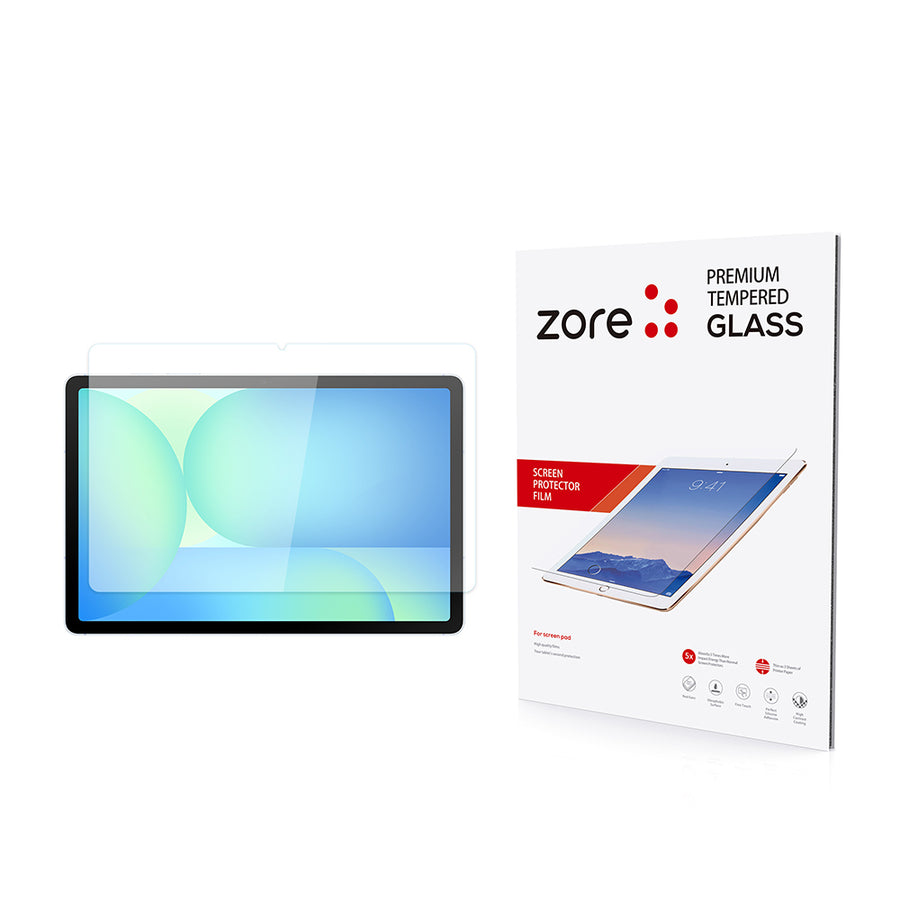 Galaxy Tab S10 FE Plus Zore Tablet Temperli Cam Ekran Koruyucu - Şeffaf