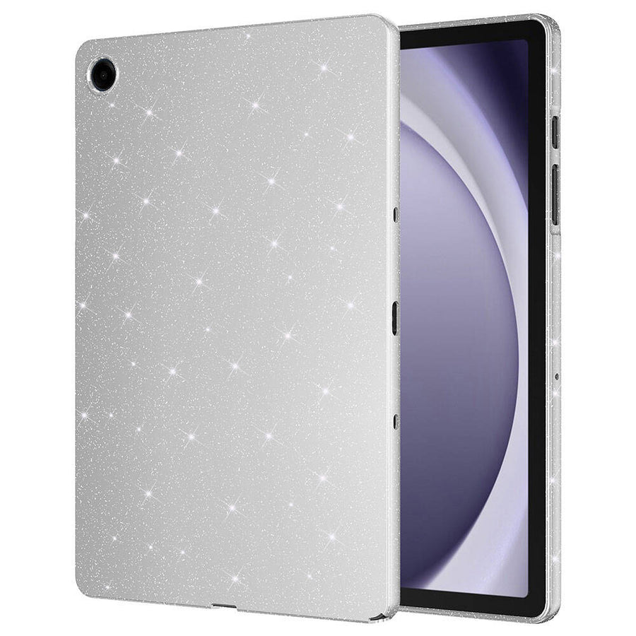 Galaxy Tab S10 Lite Simli Parlak Görünümlü Zore Tablet Koton Kılıf - Gümüş
