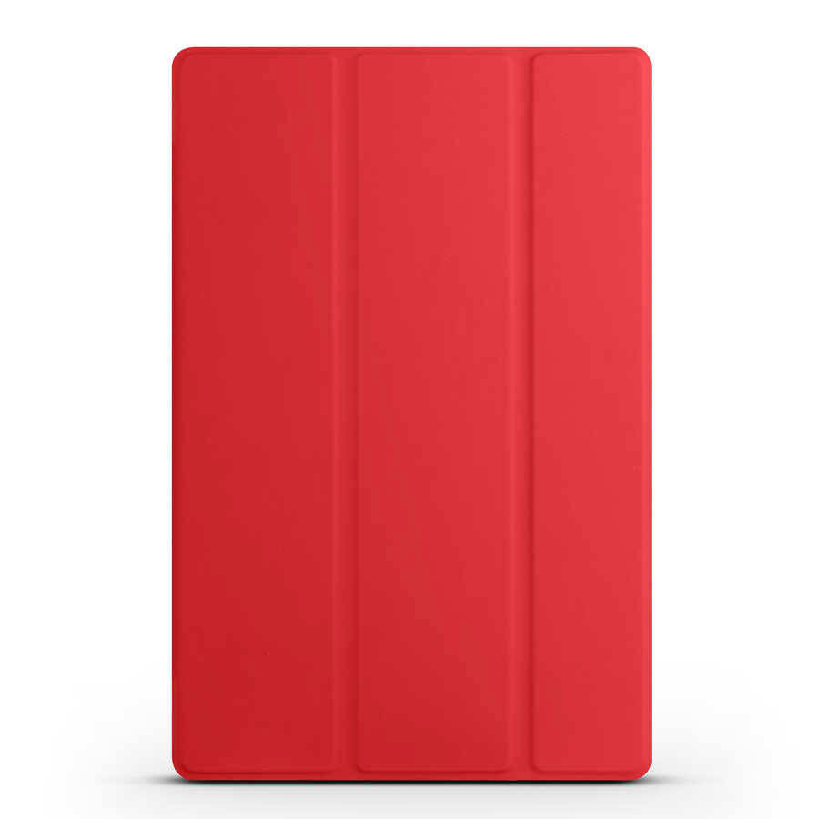 Galaxy Tab S10 Lite Zore Smart Cover Standlı 1-1 Kılıf - Kırmızı