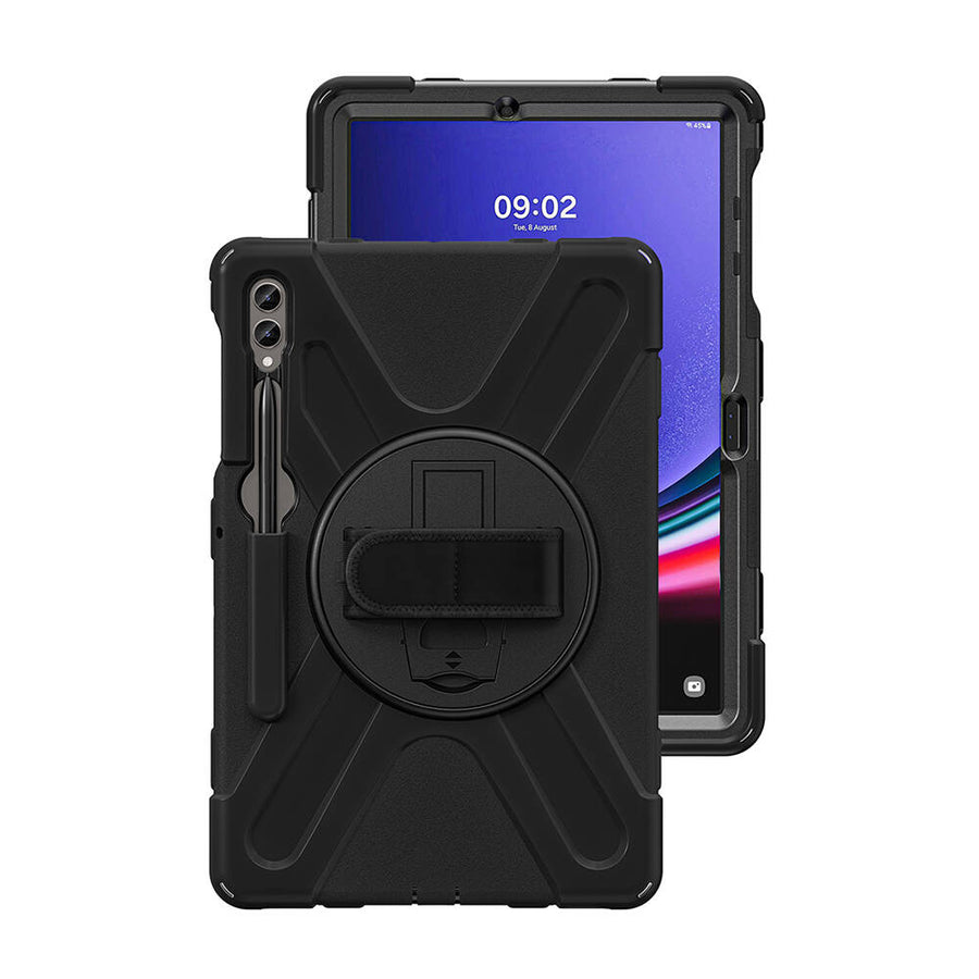Galaxy Tab S9 FE Plus Zore Defender Tablet Silikon - Siyah
