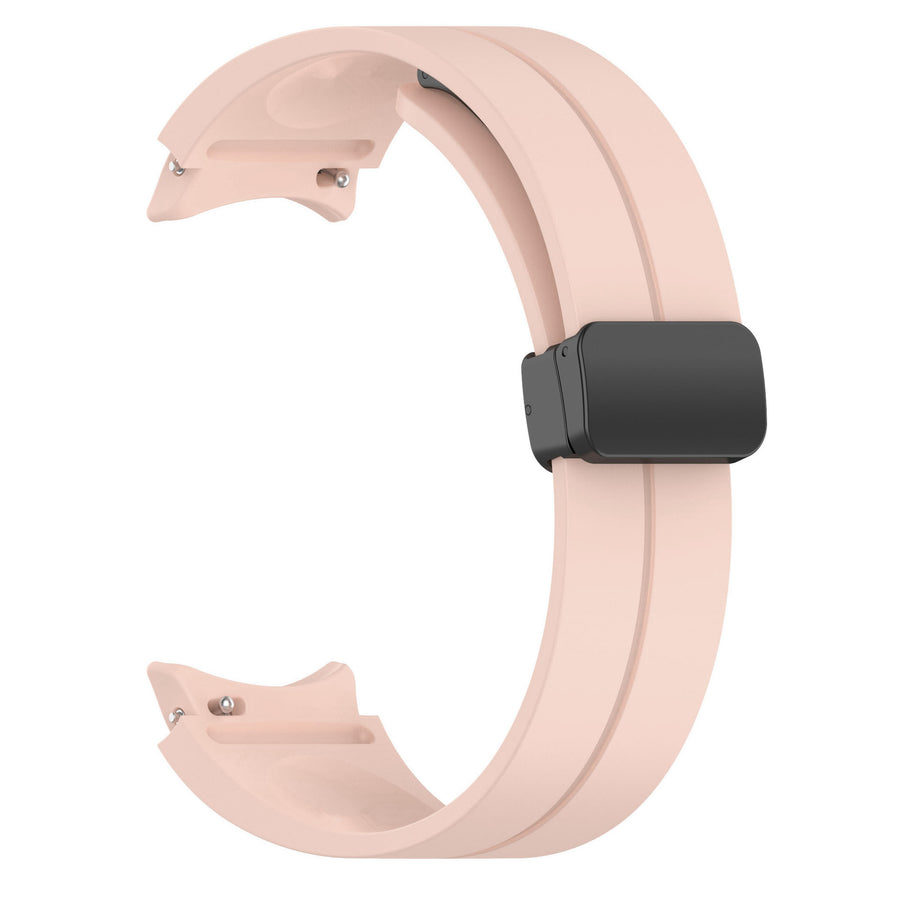 Galaxy Watch 4 Classic 42mm Zore KRD-84 Silikon Kordon - Pembe Açık