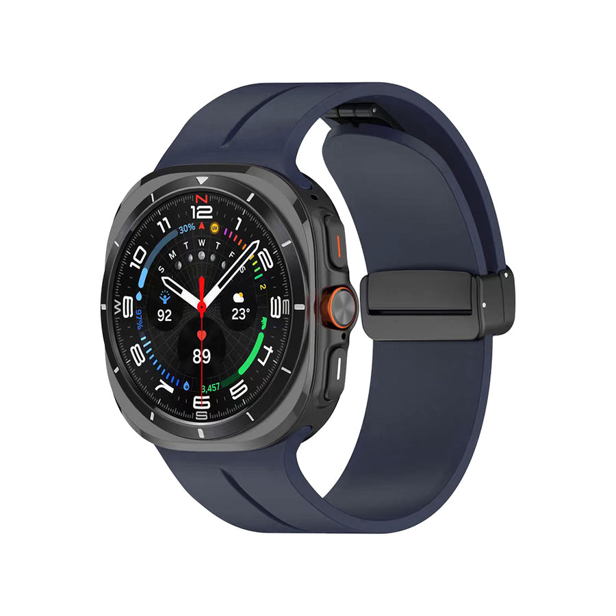 Galaxy Watch 8 Classic 46mm Zore KRD-84 Silikon Kordon - Lacivert
